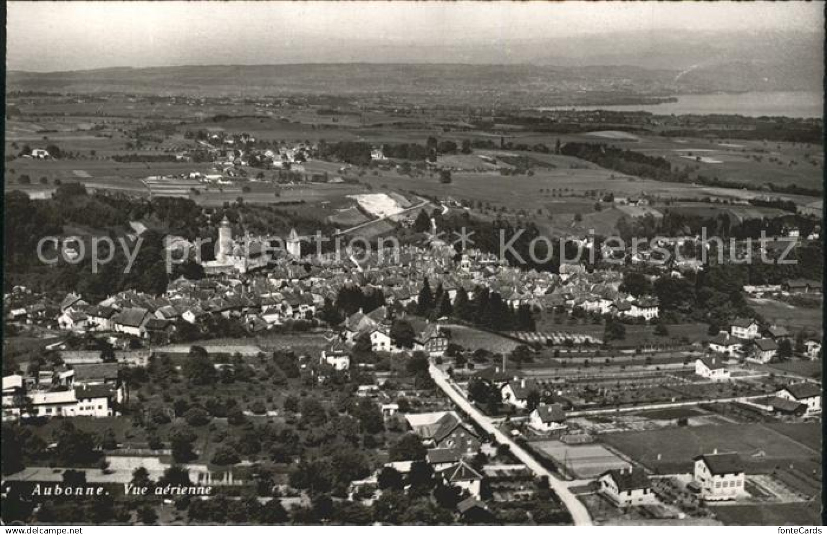 Aubonne VD Fliegeraufnahme