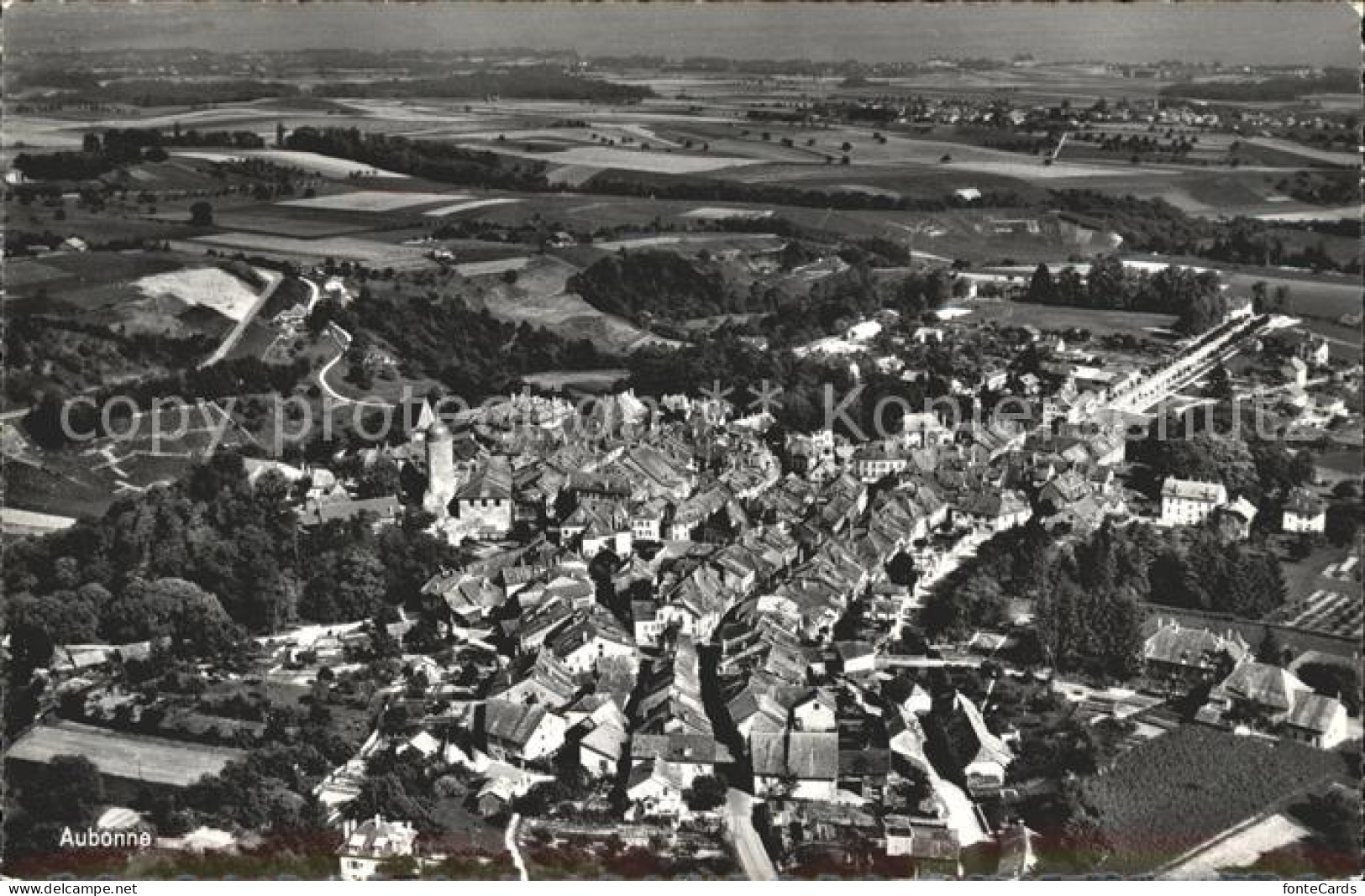 Aubonne VD Fliegeraufnahme
