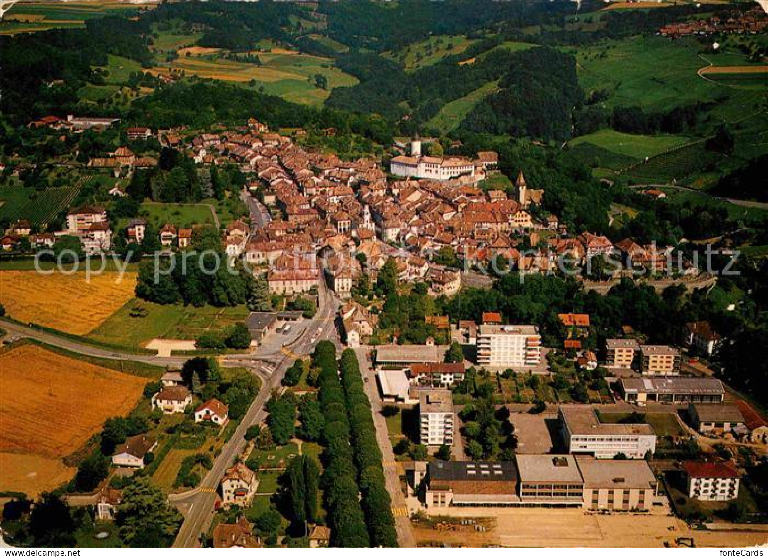 Aubonne  VD Fliegeraufnahme
