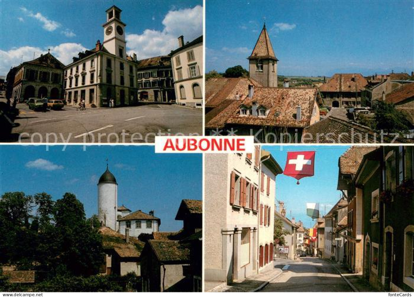 Aubonne VD Motive Innenstadt