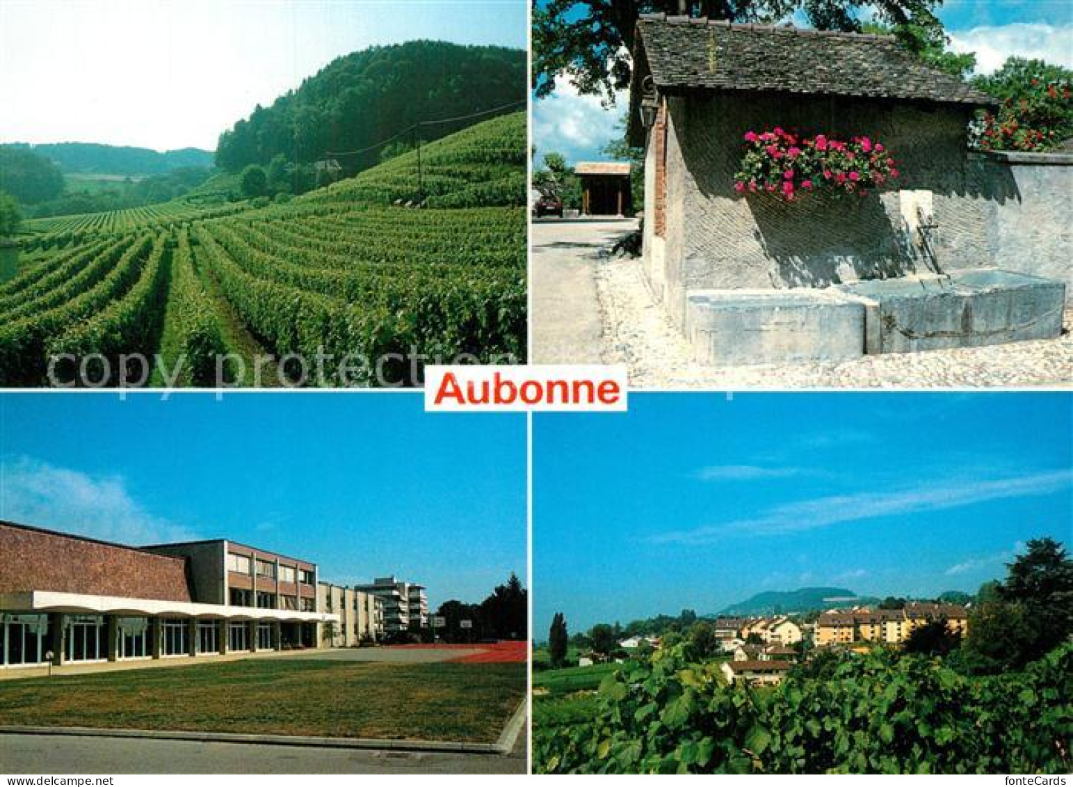 Aubonne VD Teilansichten