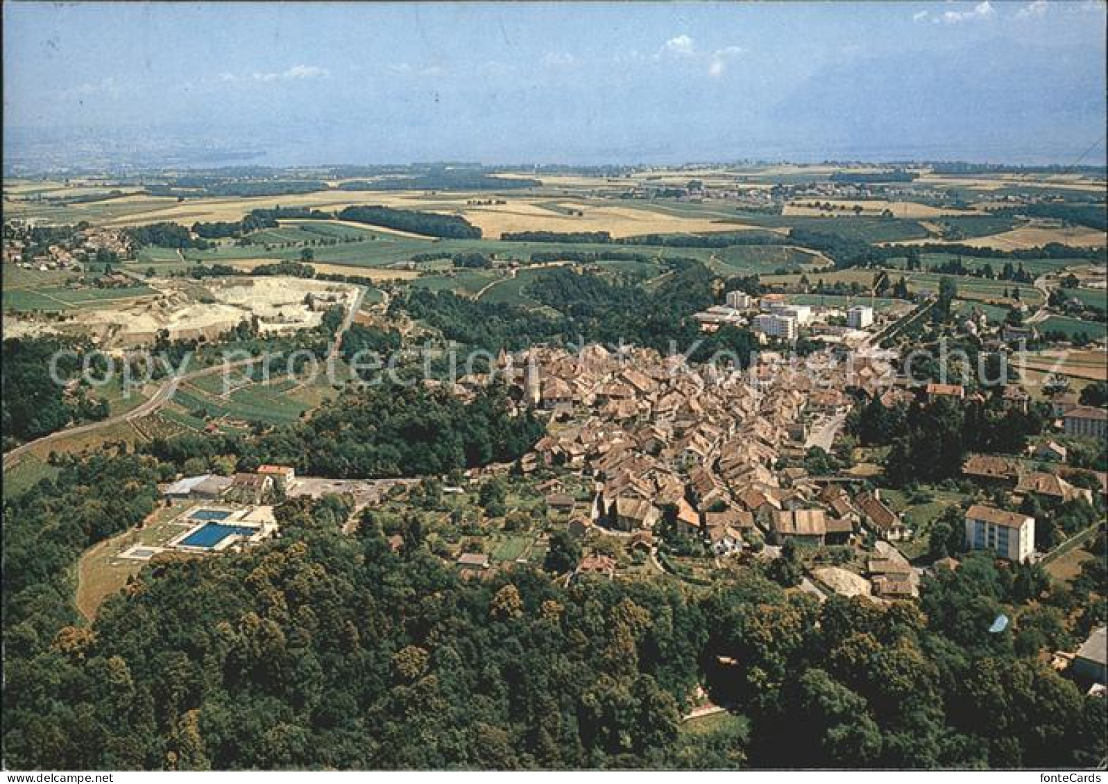 Aubonne VD Vue aerienne