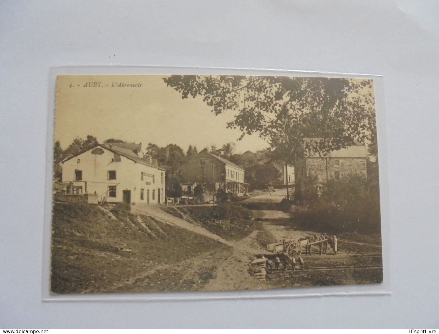 AUBY l'Abreuvoir Auby Sur Semois Animée  Carte Postale  CP AK PK Postcard