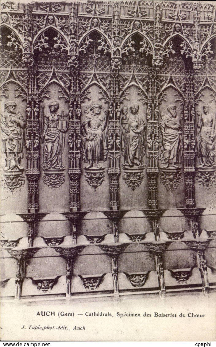 Auch - Cathedrale - Choeur - CPA