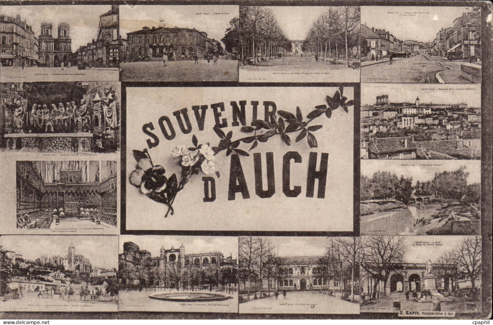 Auch CPA Souvenir
