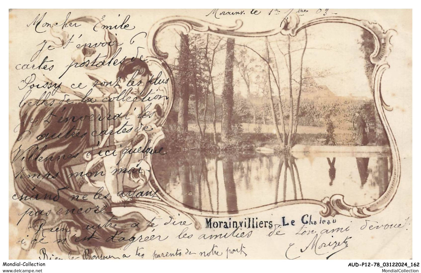 AUDP12-0855-78 - MORAINVILLIERS - le chateau - CARTE PHOTO