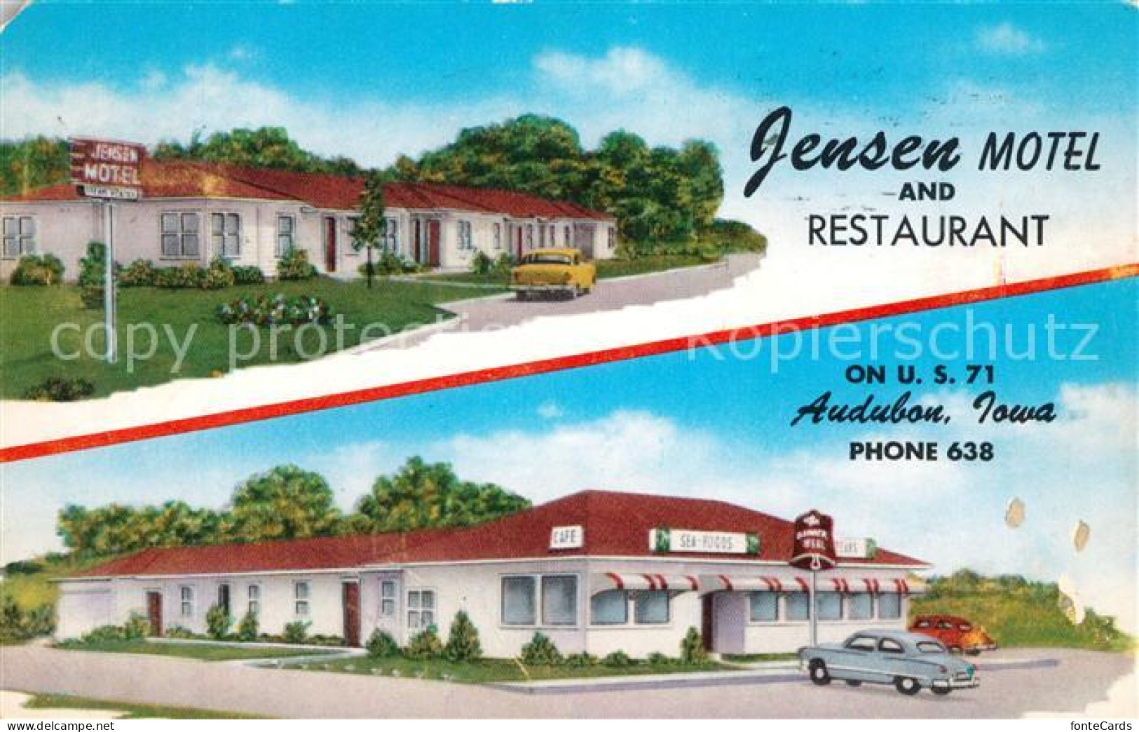 Audubon Iowa Jensen Motel