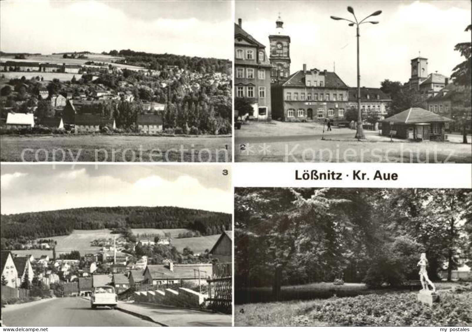 Aue Erzgebirge Loessnitz Karl Marx Platz Park Deutsch Sowjetische Freundschaft