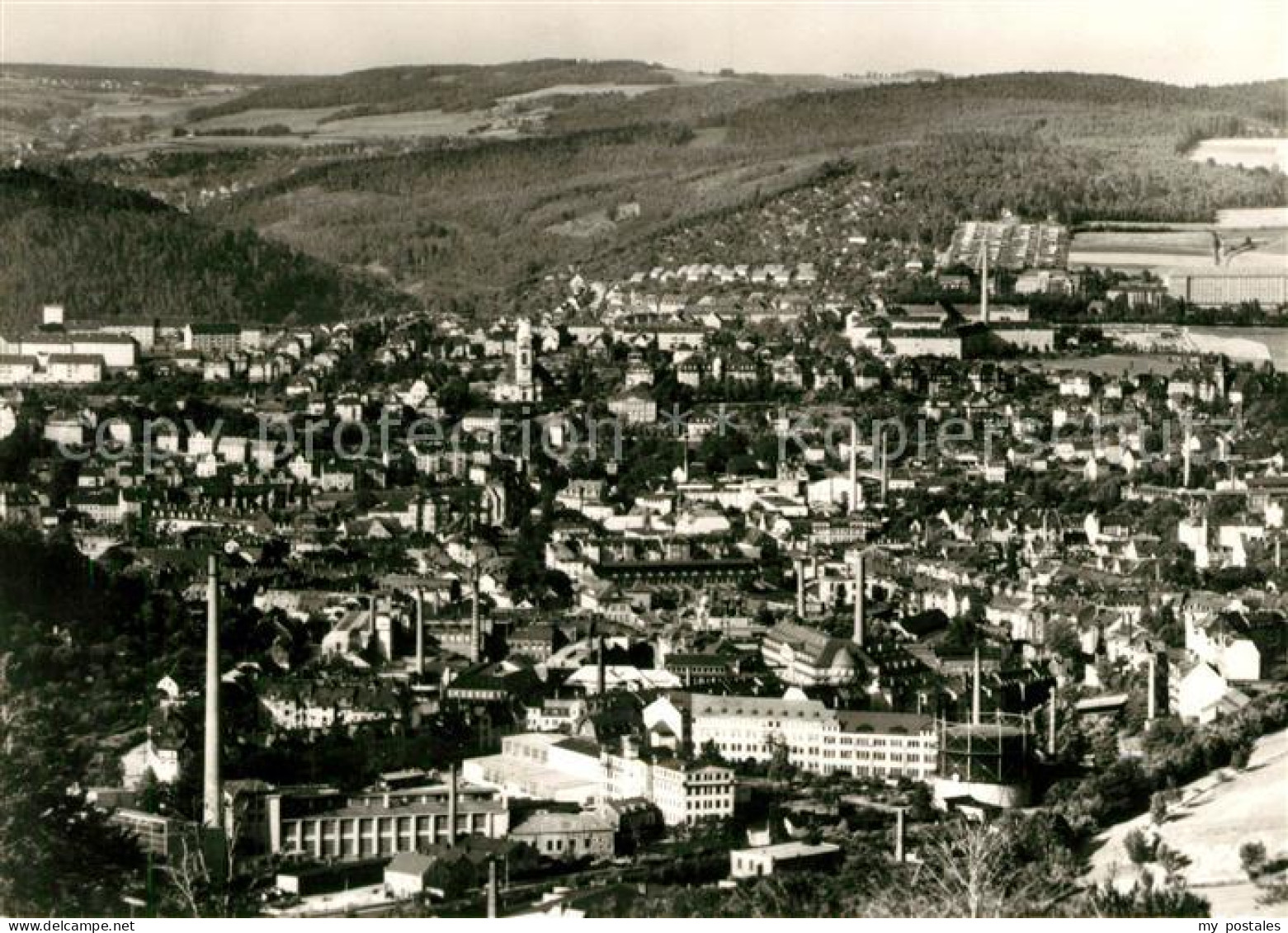 Aue Sachsen Panorama