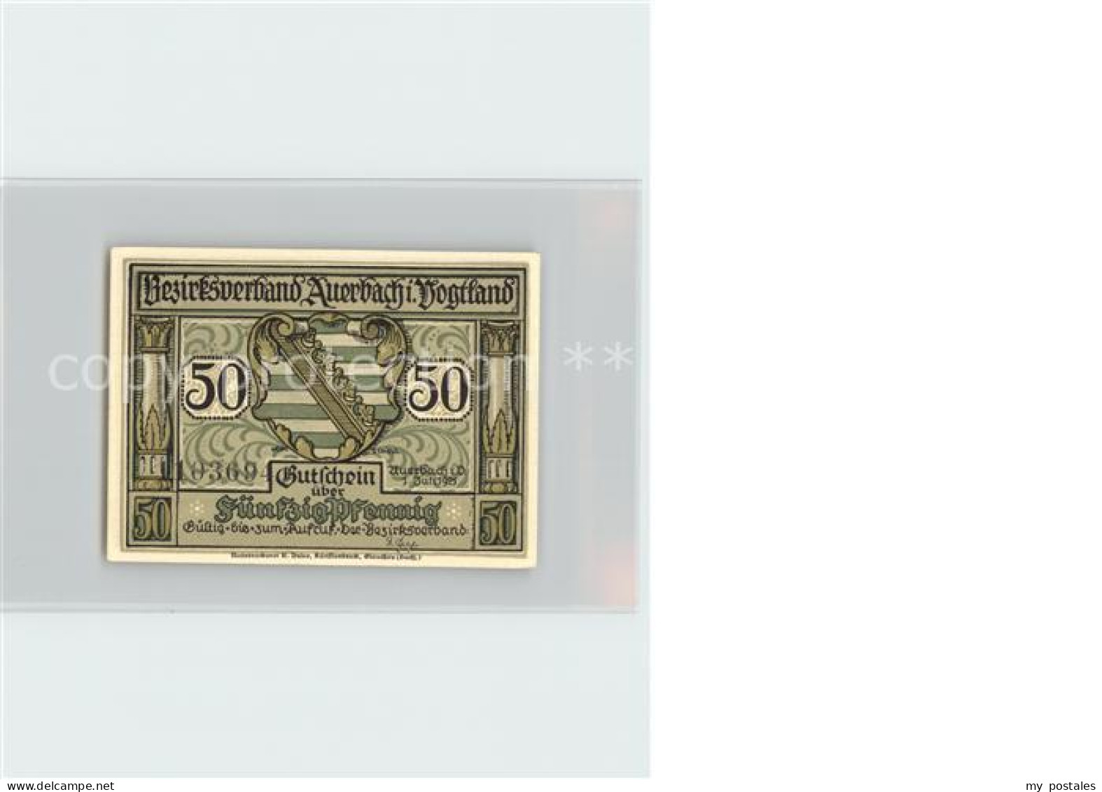 Auerbach Vogtland 50 Pfennig