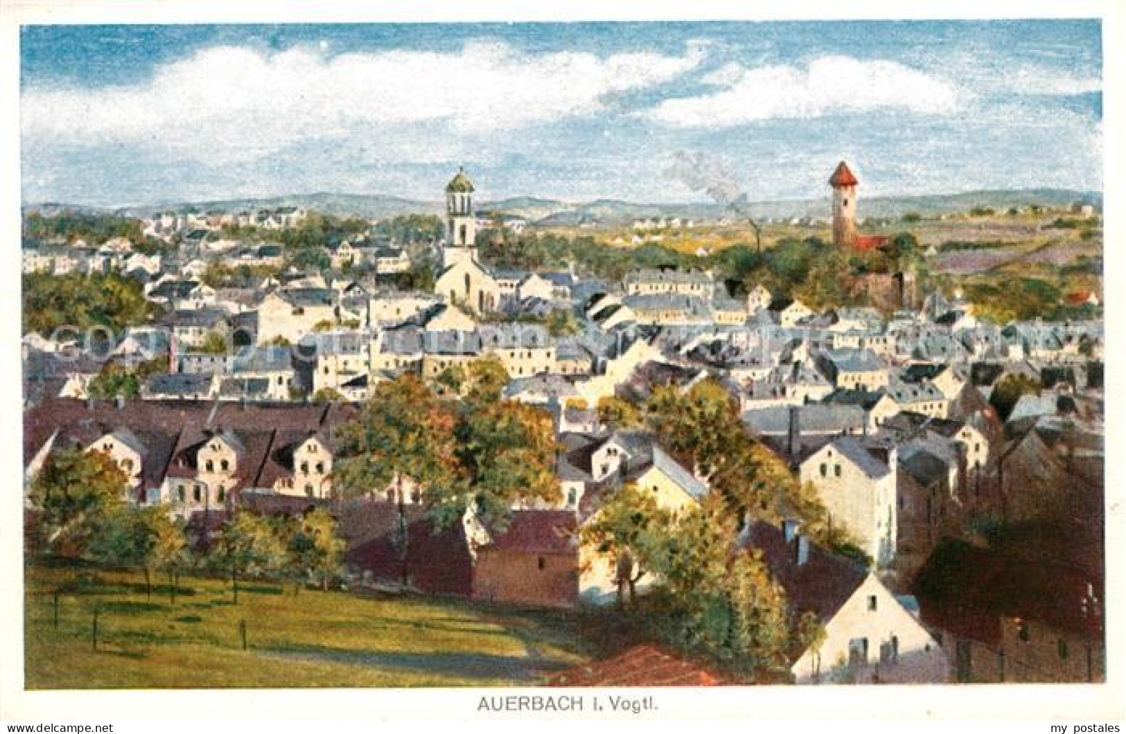 Auerbach Vogtland Panorama