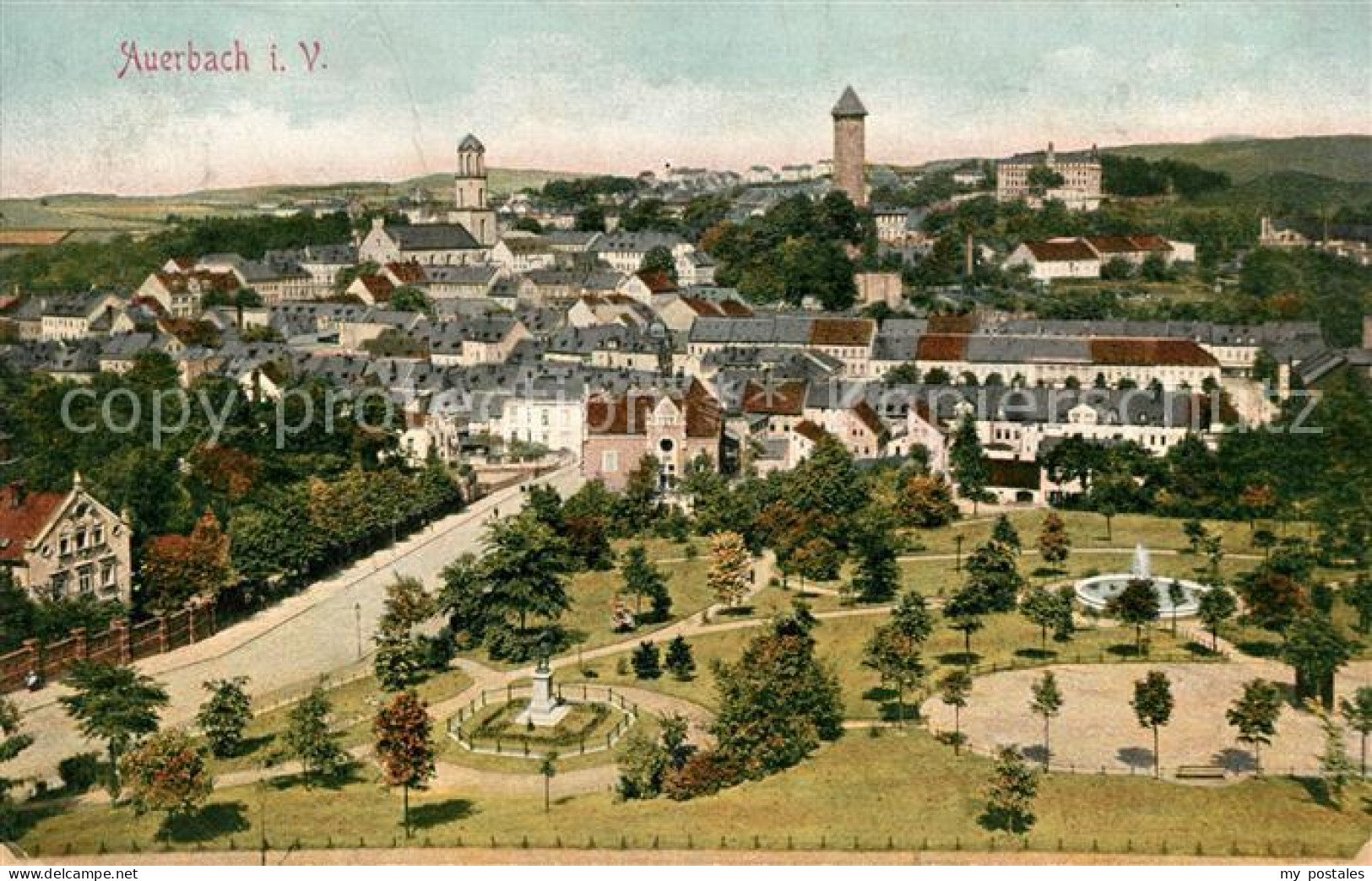 Auerbach Vogtland Panorama