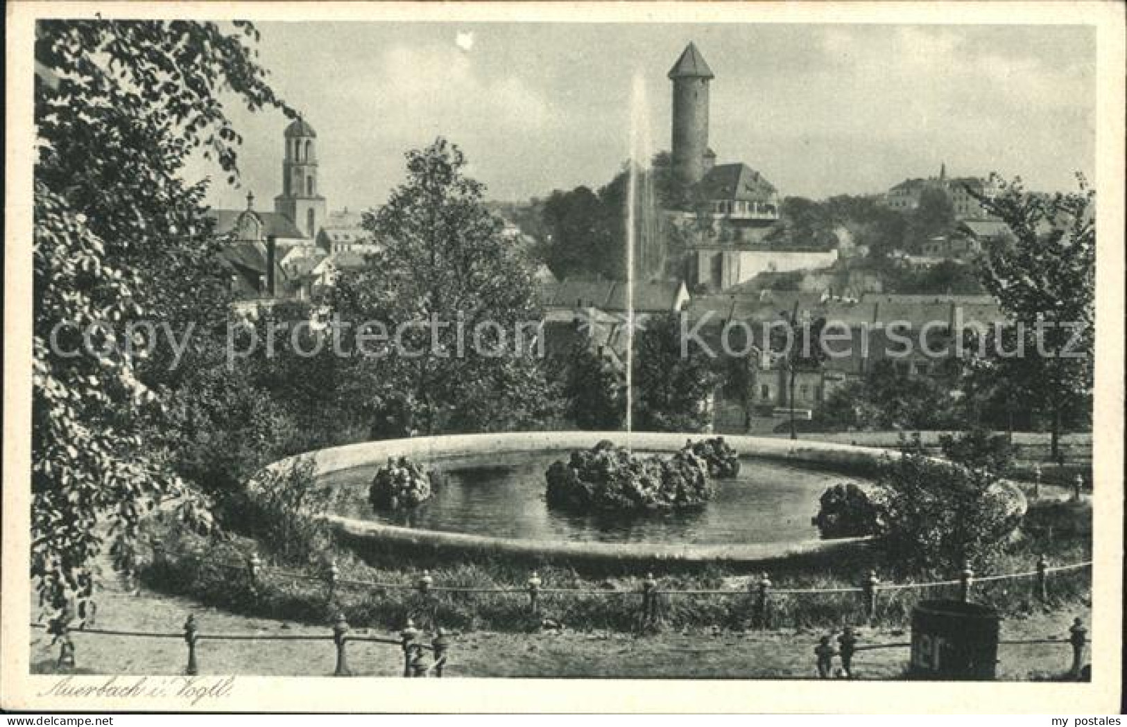 Auerbach Vogtland Partie im Stadtpark