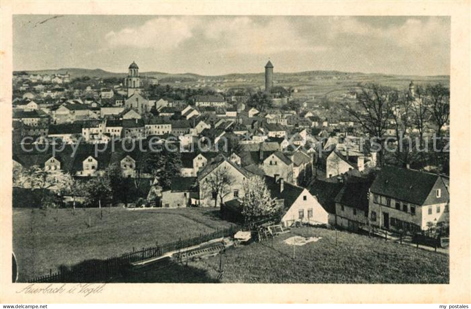 Auerbach Vogtland Stadtpanorama