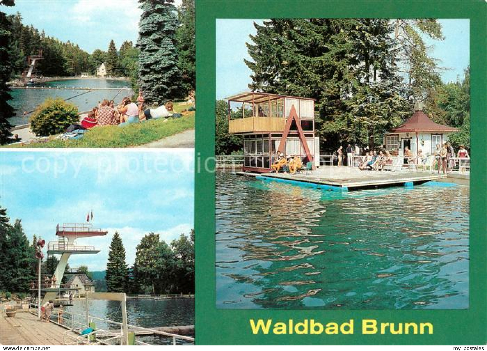 Auerbach Vogtland Waldbad Brunn Sprungturm