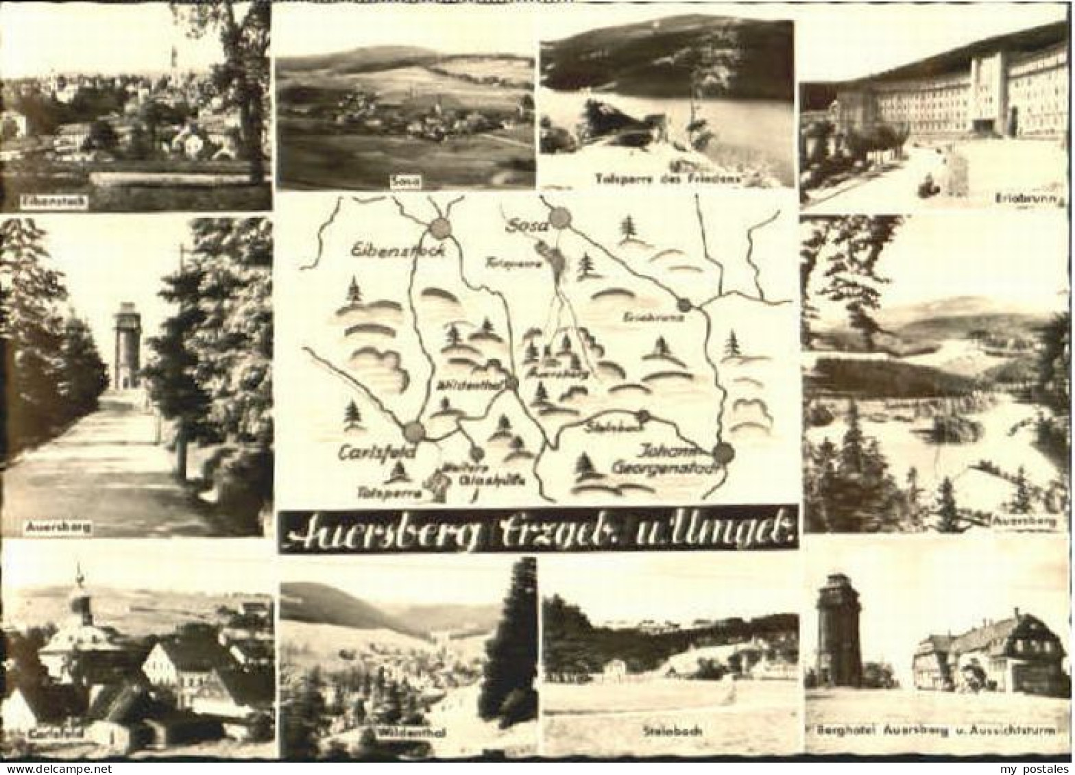 Auersberg Wildenthal Auersberg  ungelaufen ca. 1965