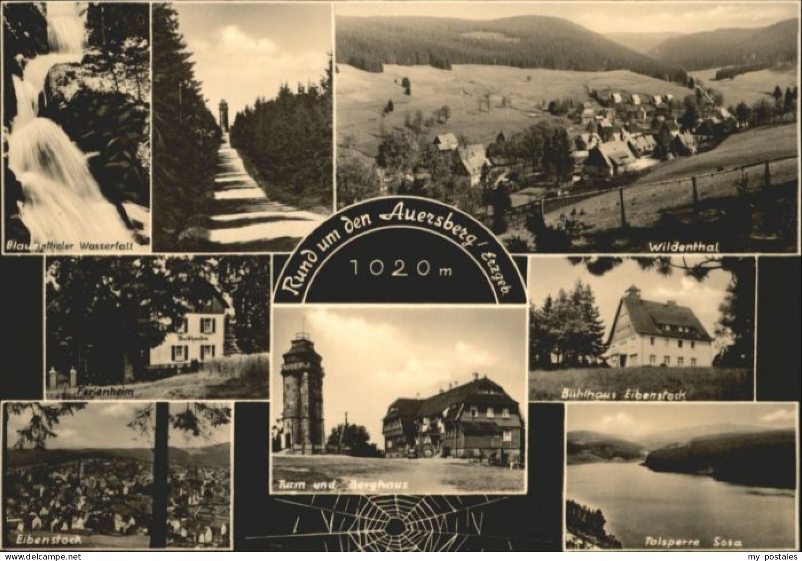 Auersberg Wildenthal Auersberg Wasserfall Ferienheim Buehlhaus Eibenstock Turm B