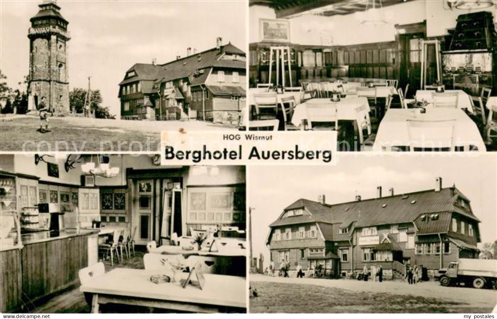 Auersberg Wildenthal HOG Wismut Berghotel Auersberg Gastraeume Turm