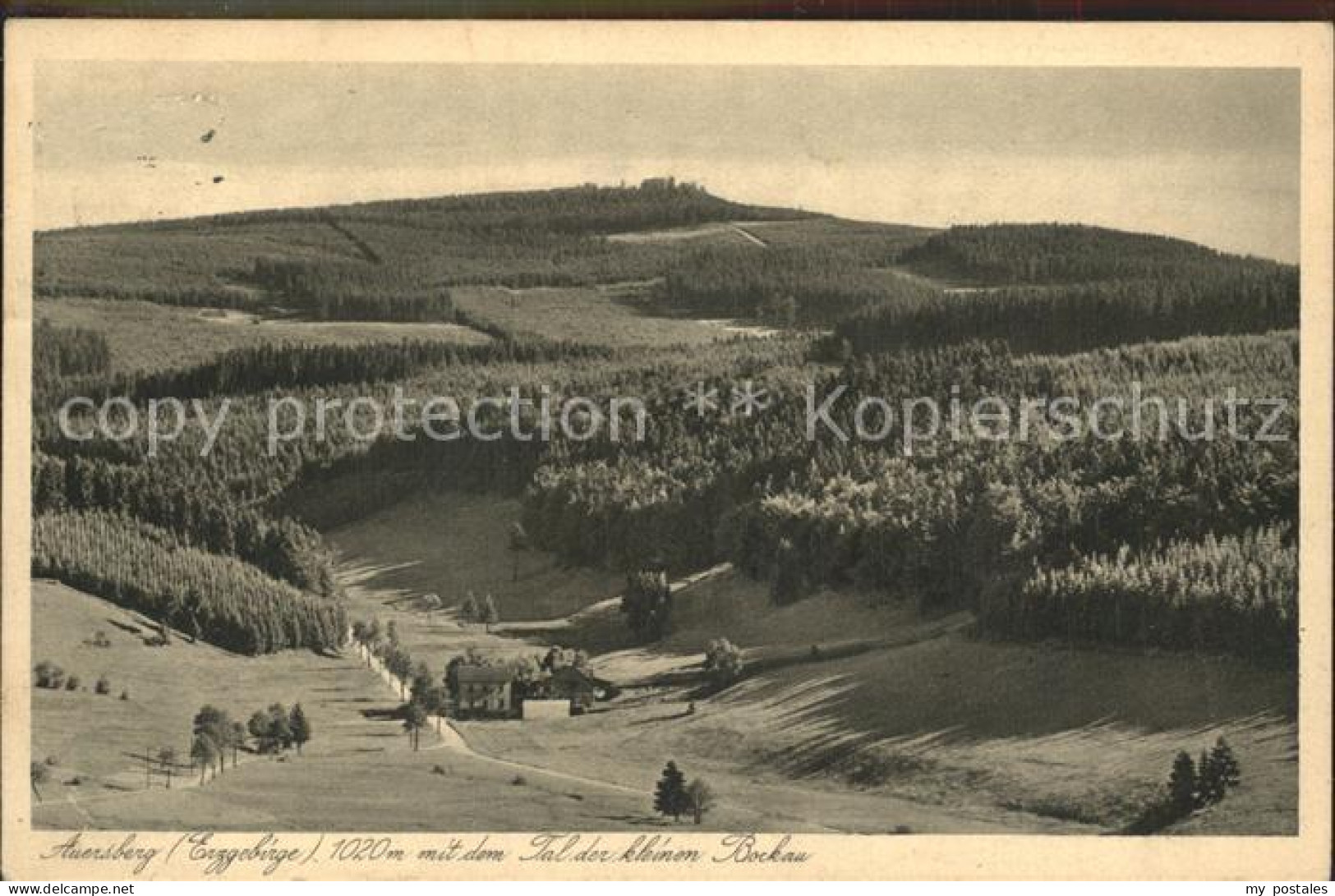 Auersberg Wildenthal Panorama Tal der kleinen Bockau