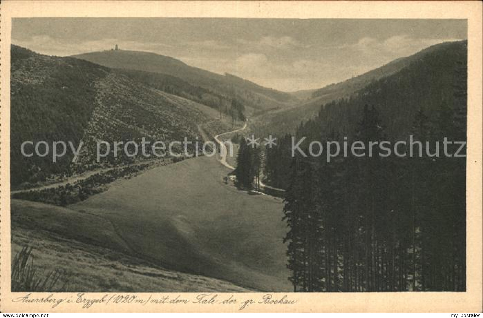 Auersberg Wildenthal Tal der grossen Bockau Aussichtsturm Unterkunftshaus Erzgeb