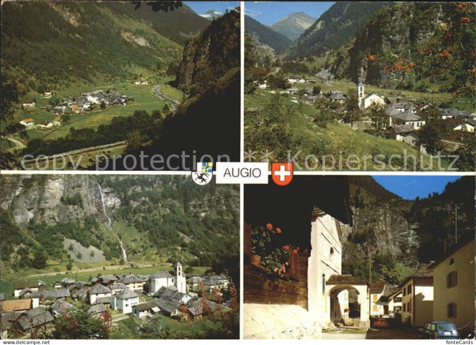 Augio Val Calanca Ortsansichten