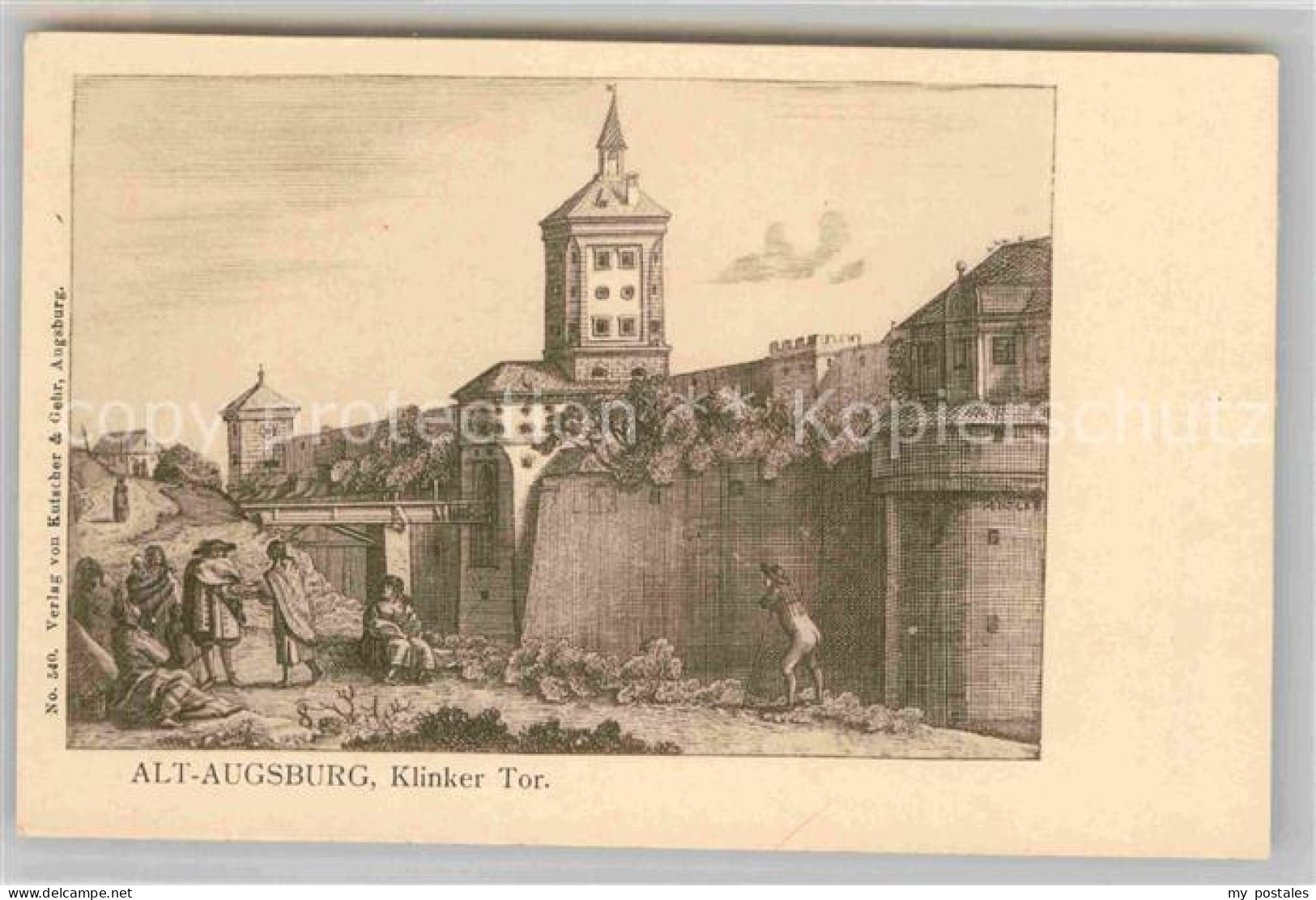 AUGSBURG  CITY Alt Augsburg Klinker Tor