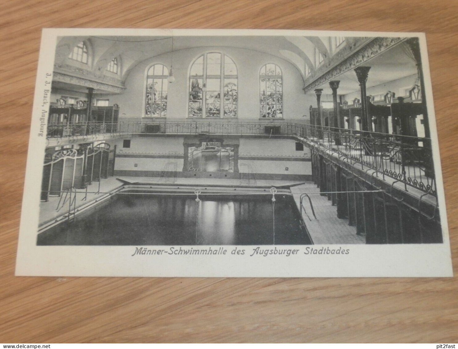 Augsburg Männer-Schwimmhalle , ca. 1905 , alte Ansichtskarte , Postkarte , AK !!