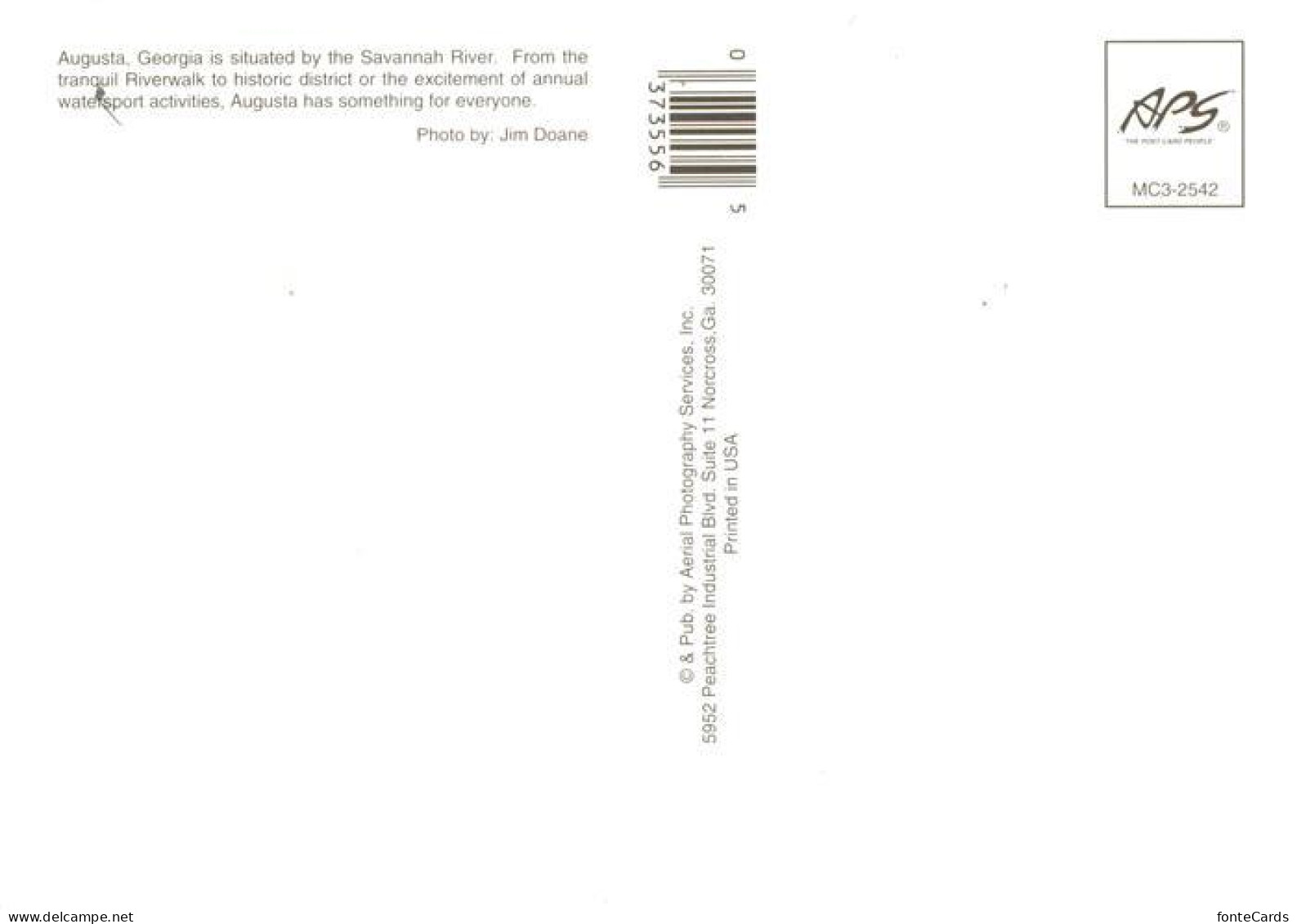 Augusta Georgia USA Fliegeraufnahme