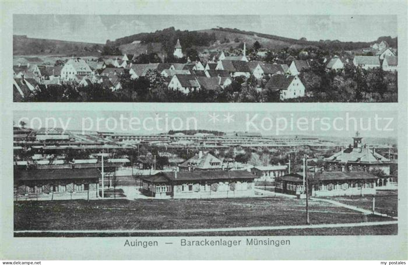 Auingen Barackenlager Muensingen