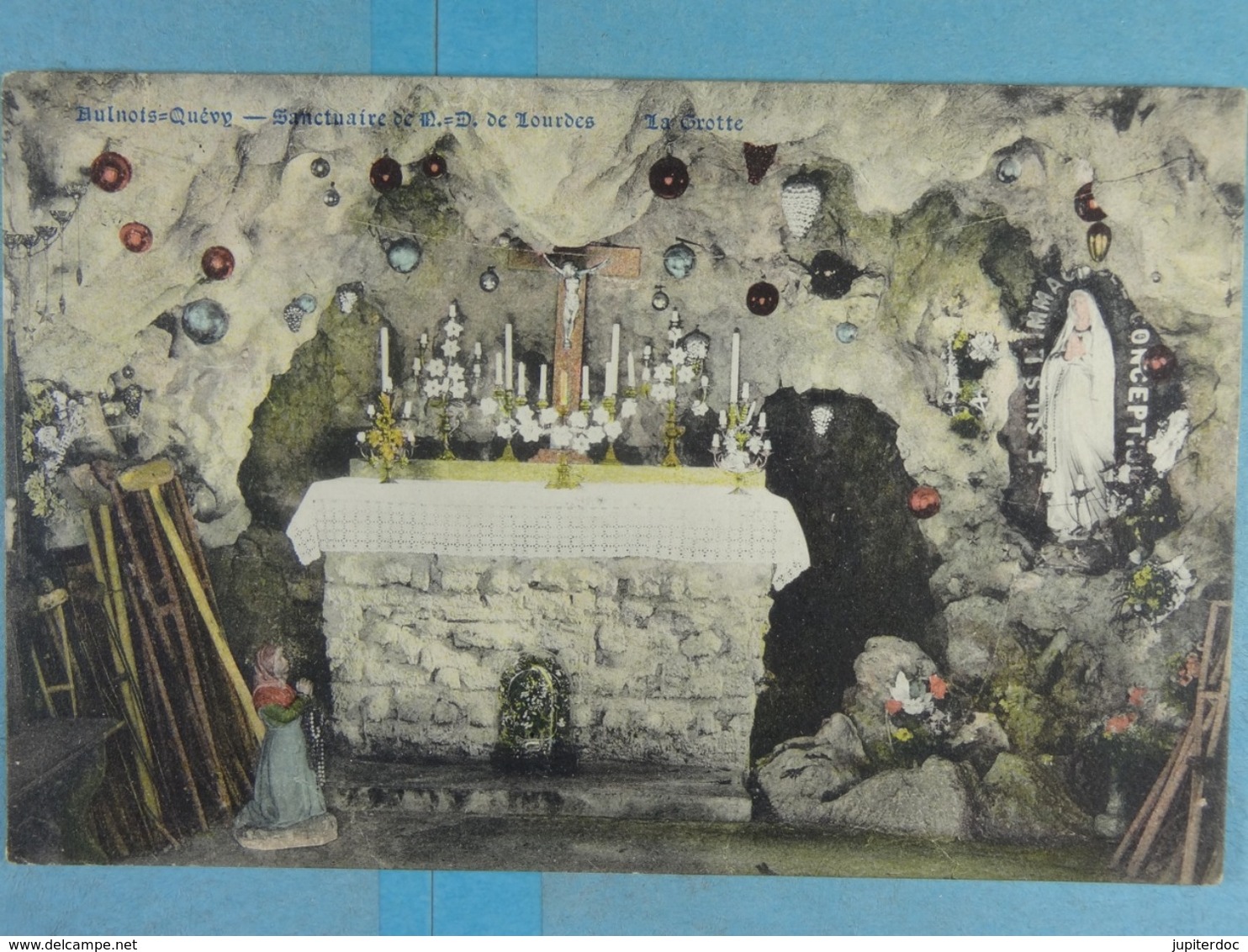 Aulnois-Quévy Sanctuaire de N-D de Lourdes La grotte