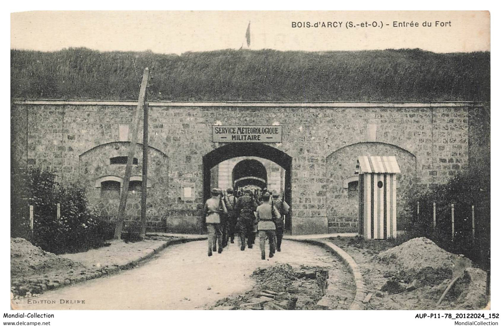 AUPP11-1077-78 - BOIS-d'ARCY - entrée du fort