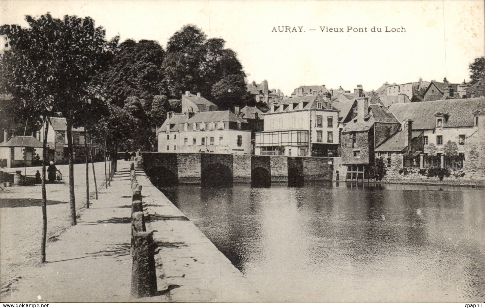 Auray CPA Vieux pont du Loch