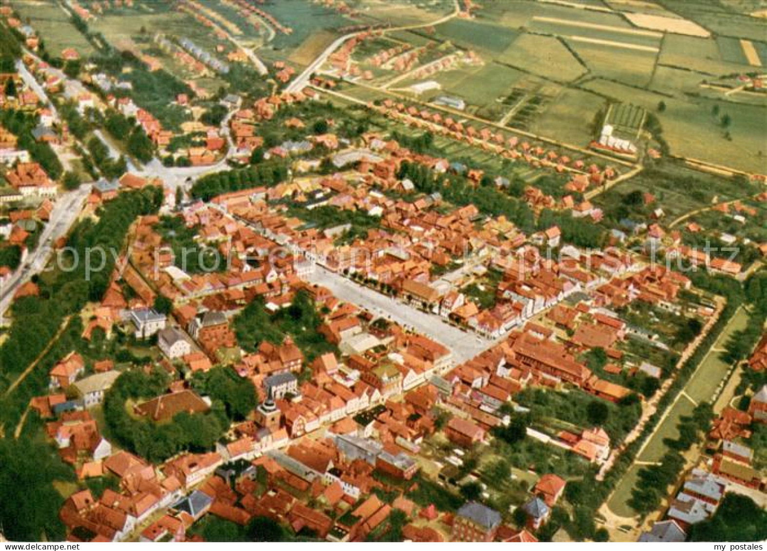 Aurich Ostfriesland Fliegeraufnahme