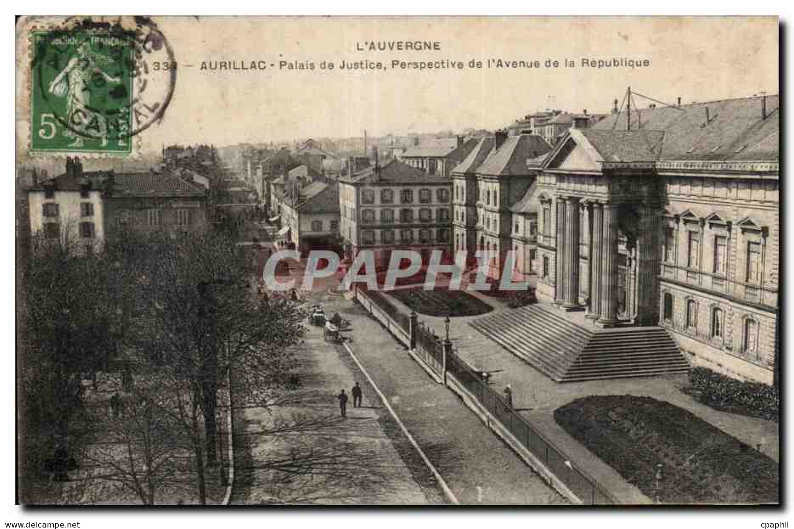 Aurillac - Palais de Justice - CPA