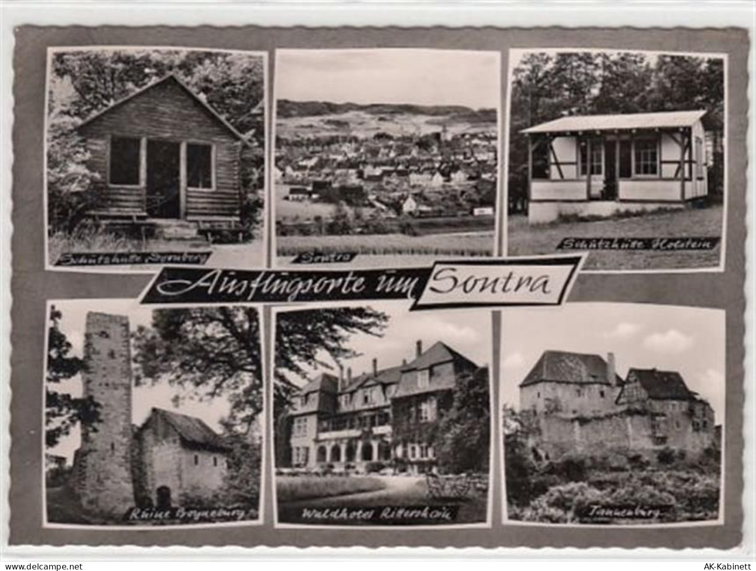 Ausflugsorte im Sontra mit Waldhotel Rittershain, Schutzhütte Sornberg, ... - 39095717