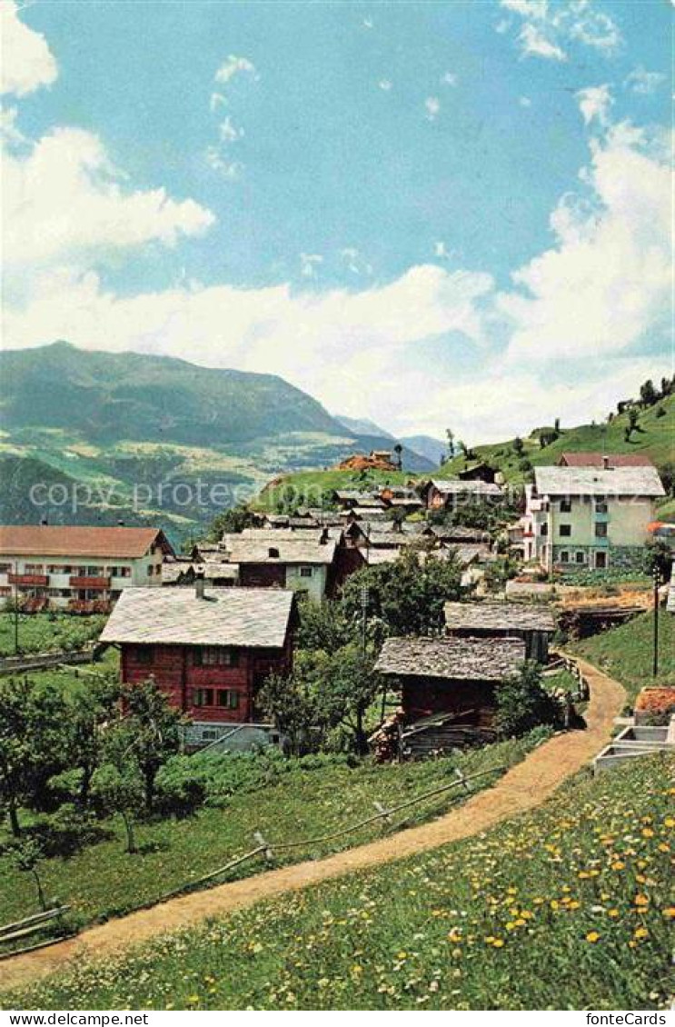 Ausserberg Raron VS Teilansicht