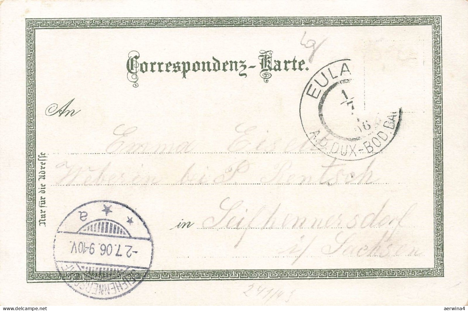 Aussichtsturm und Restauration Hoher Schneeberg Böhmen Postkarte AK 1906