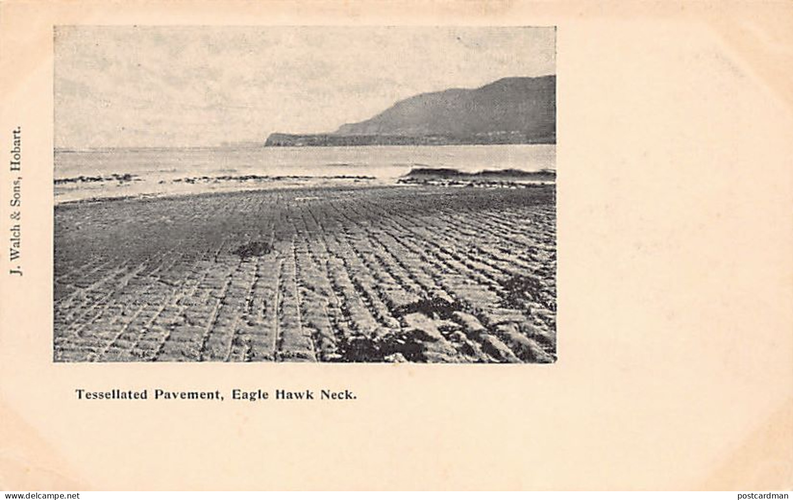 Australia - HOBART (TAS) Tessellated Pavement, Eagle Hawk Neck - Publ. J. Walch & Sons