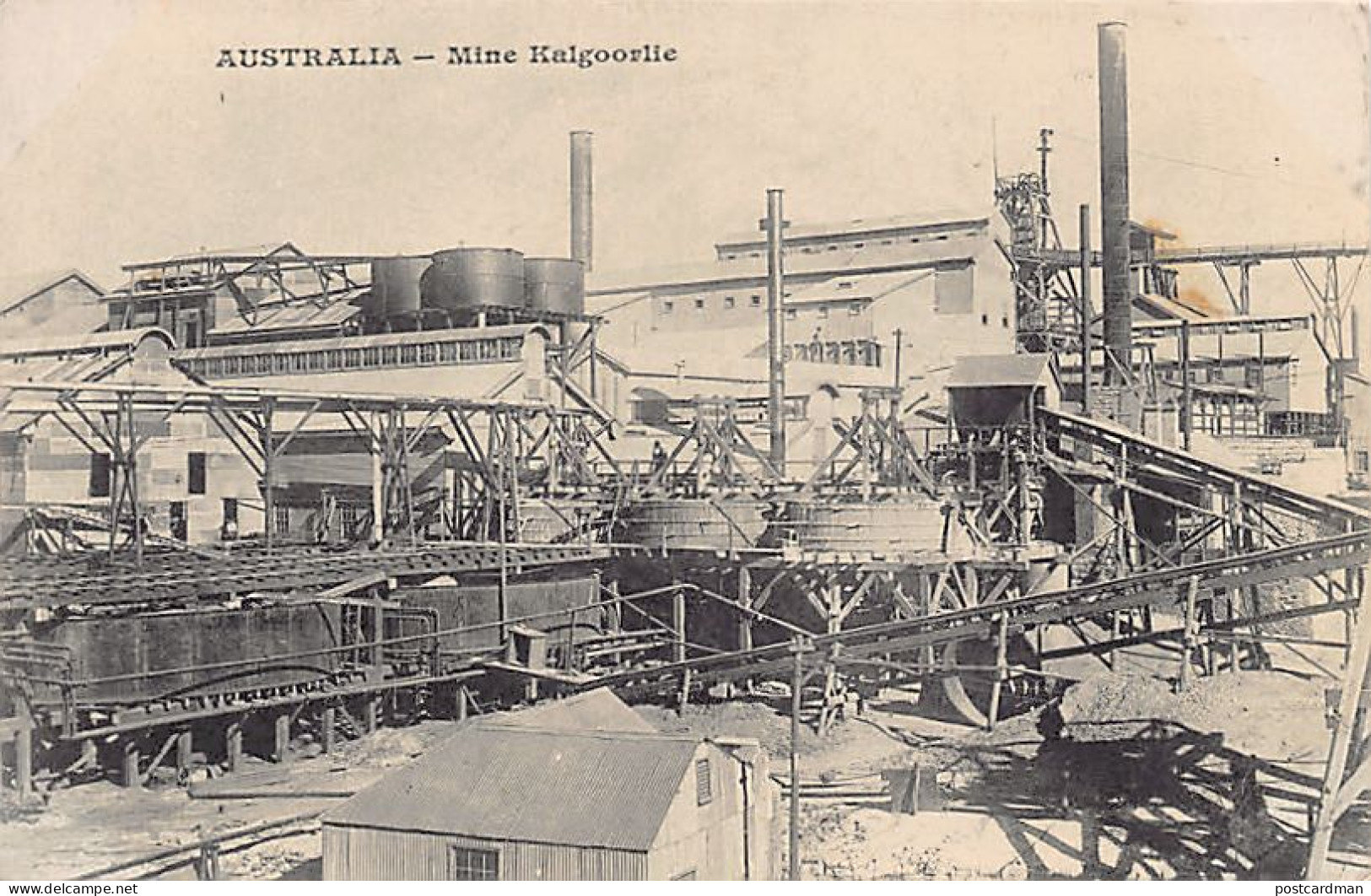 Australia - KALGOORLIE (WA) Gold mine - Publ. Messageries Maritimes
