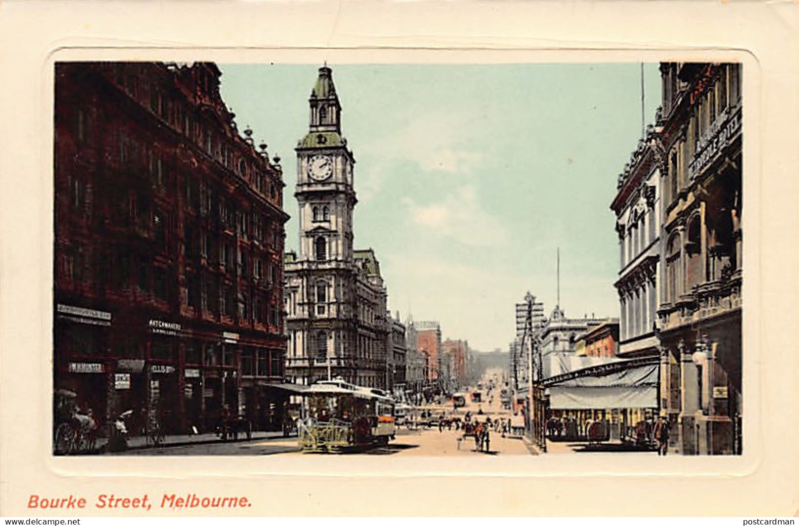 Australia - MELBOURNE (VIC) Bourke Street - Publ. A.G.J.