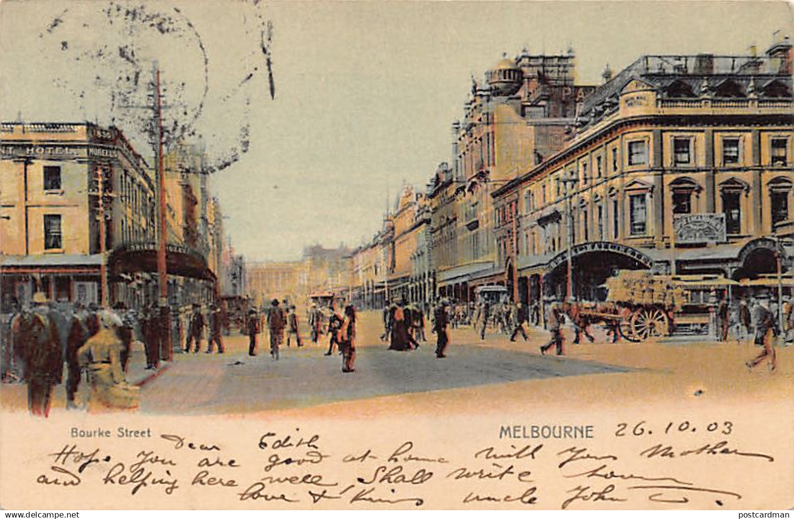 Australia - MELBOURNE (VIC) Bourke Street - Publ. J. Reichardt 4