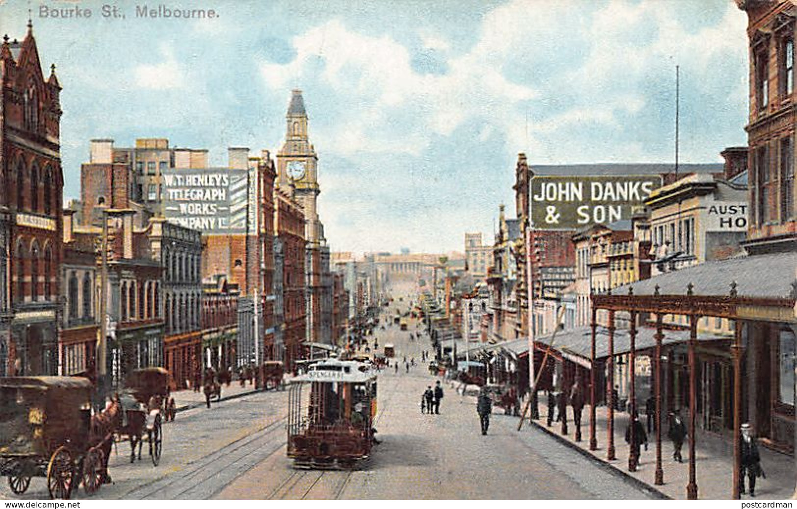 Australia - MELBOURNE (VIC) Bourke Street - Publ. unknown