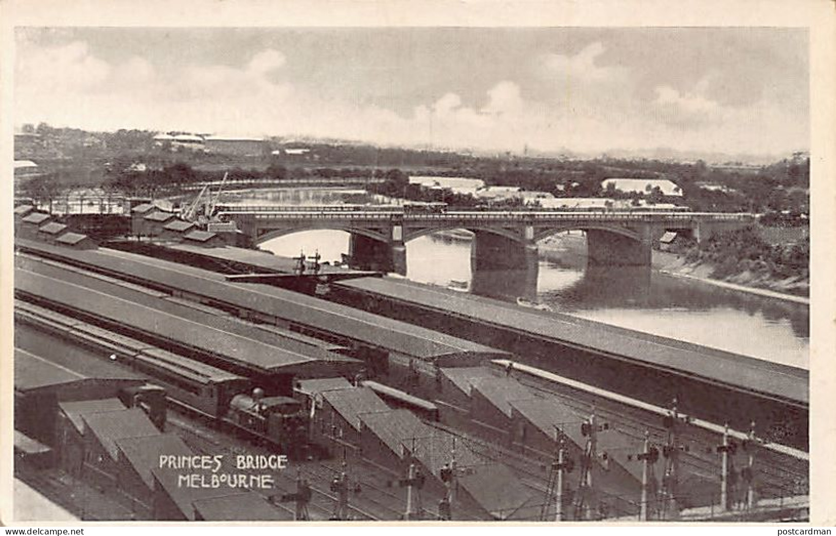 Australia - MELBOURNE (VIC) Princes Bridge - Publ. unknown Melbourne Series I