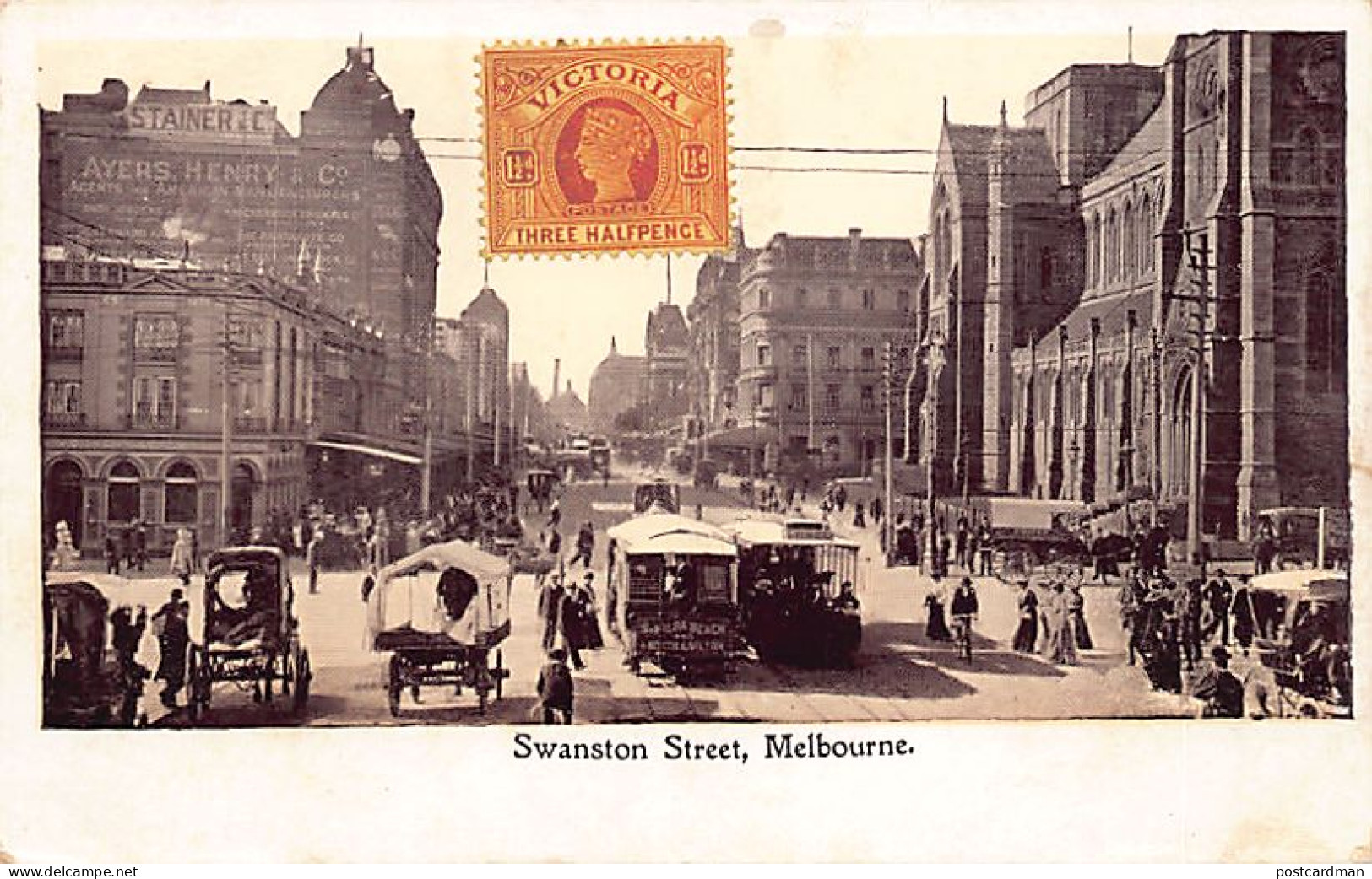 Australia - MELBOURNE (VIC) Swanston Street - Publ. unknown