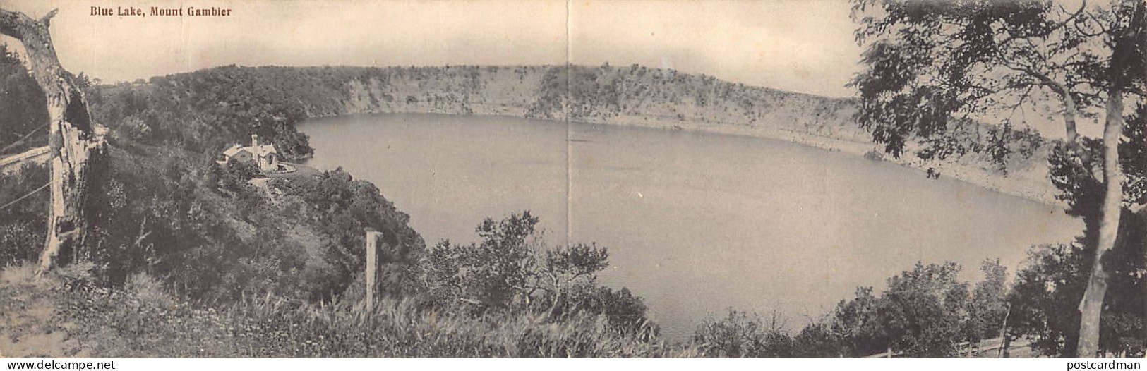 Australia - MOUNT GAMBIER - Blue Lake - PANORAMIC POSTCARD - Publ. Robert Hutton