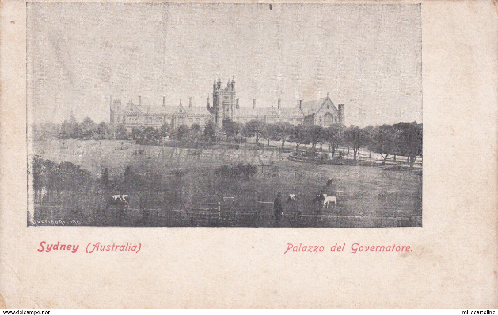 AUSTRALIA - Sidney - Palazzo del Governatore 1905