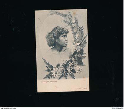 CPA - Australia, Australie  Aboriginal Princess, Flower