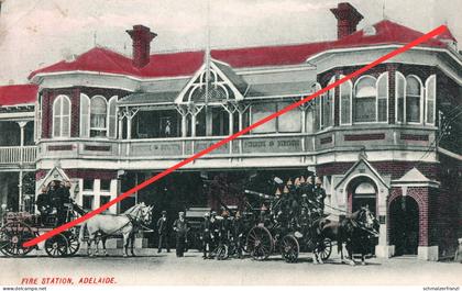 AK Adelaide Fire Station Department Brigade Wakefield Street South Australia SA Australien Australie Briefmarke Stamp
