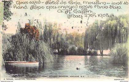 Australia - ADELAIDE (SA) Lake in Botanic garden - Publ. J. Taylor