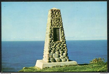 Australia Norfolk Island unused Postcard, Cook Memorial, Captain James Cook